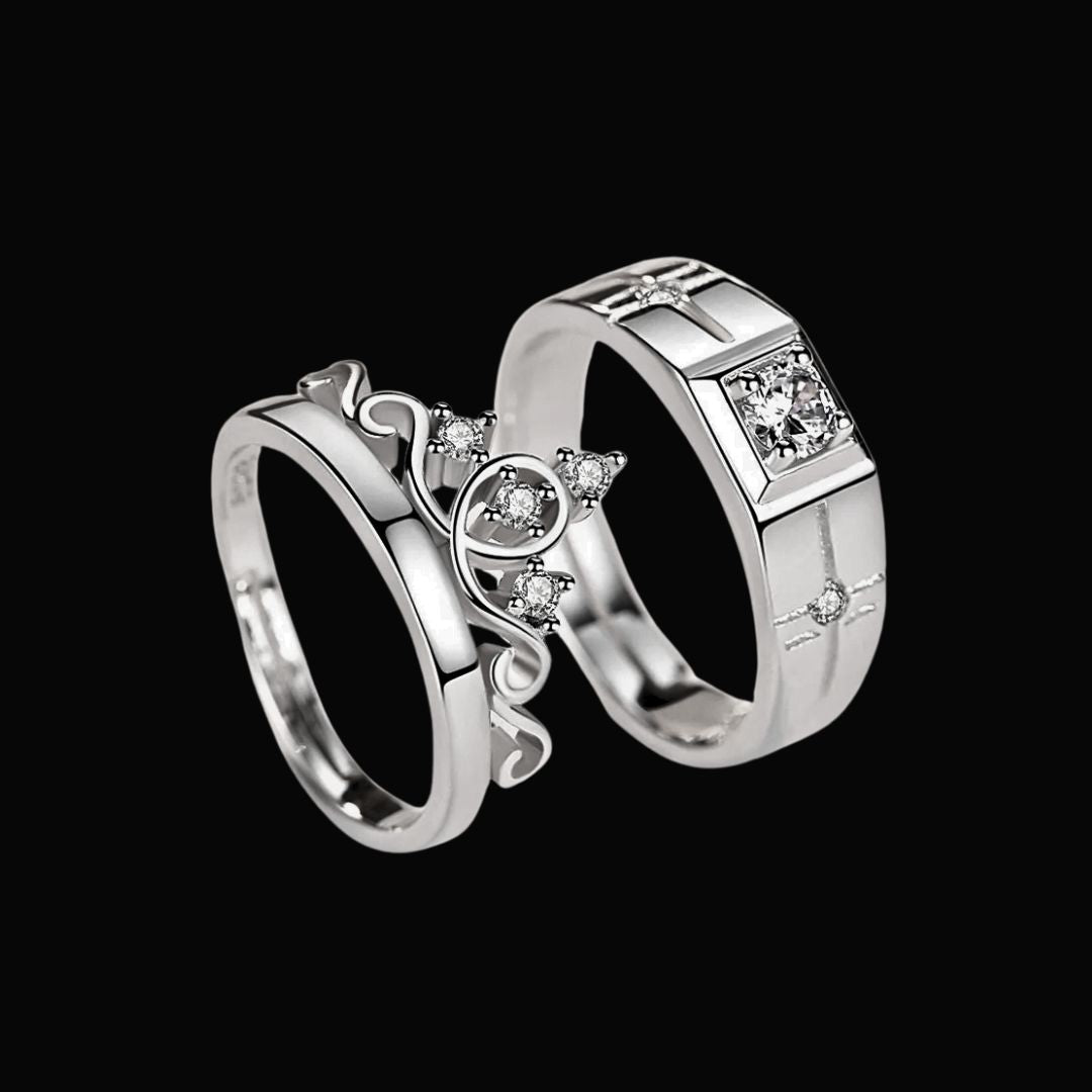 Regal Spark Couples Ring