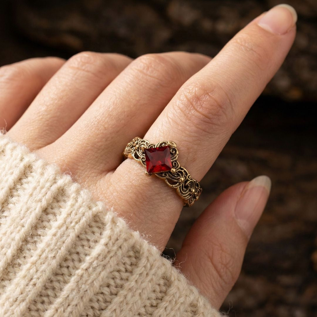Flame Crown Ring