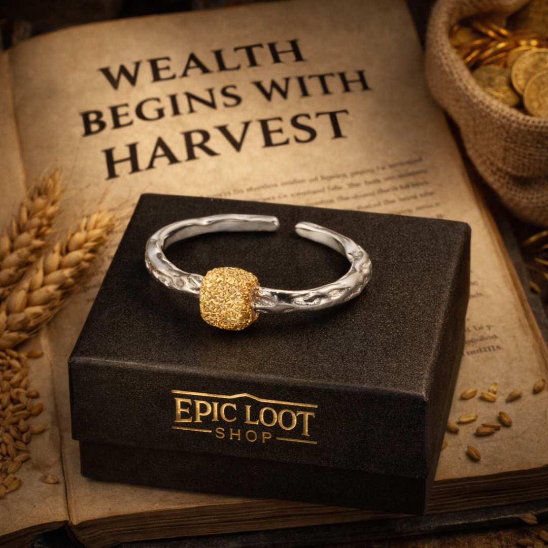 Golden Straw Ring