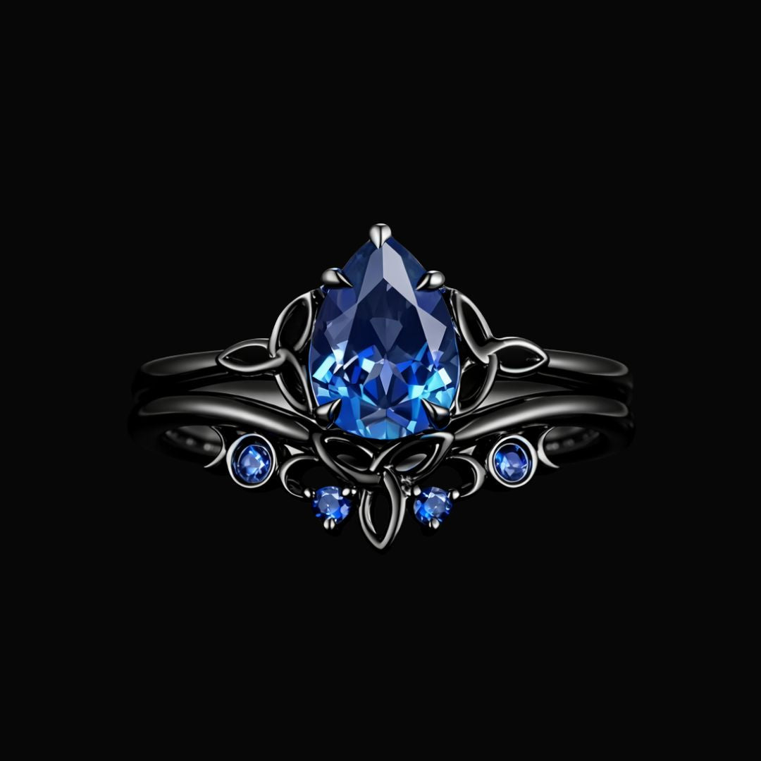N�ttveil Blue Ember Ring