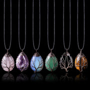 Yggdrasil Realms Crystal Pendant