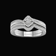 Glacier Heart Couples Ring
