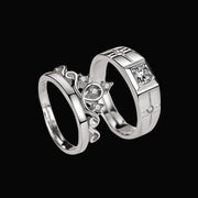 Regal Spark Couples Ring