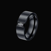Midnight Crown Couples Ring