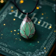 Yggdrasil Realms Crystal Pendant