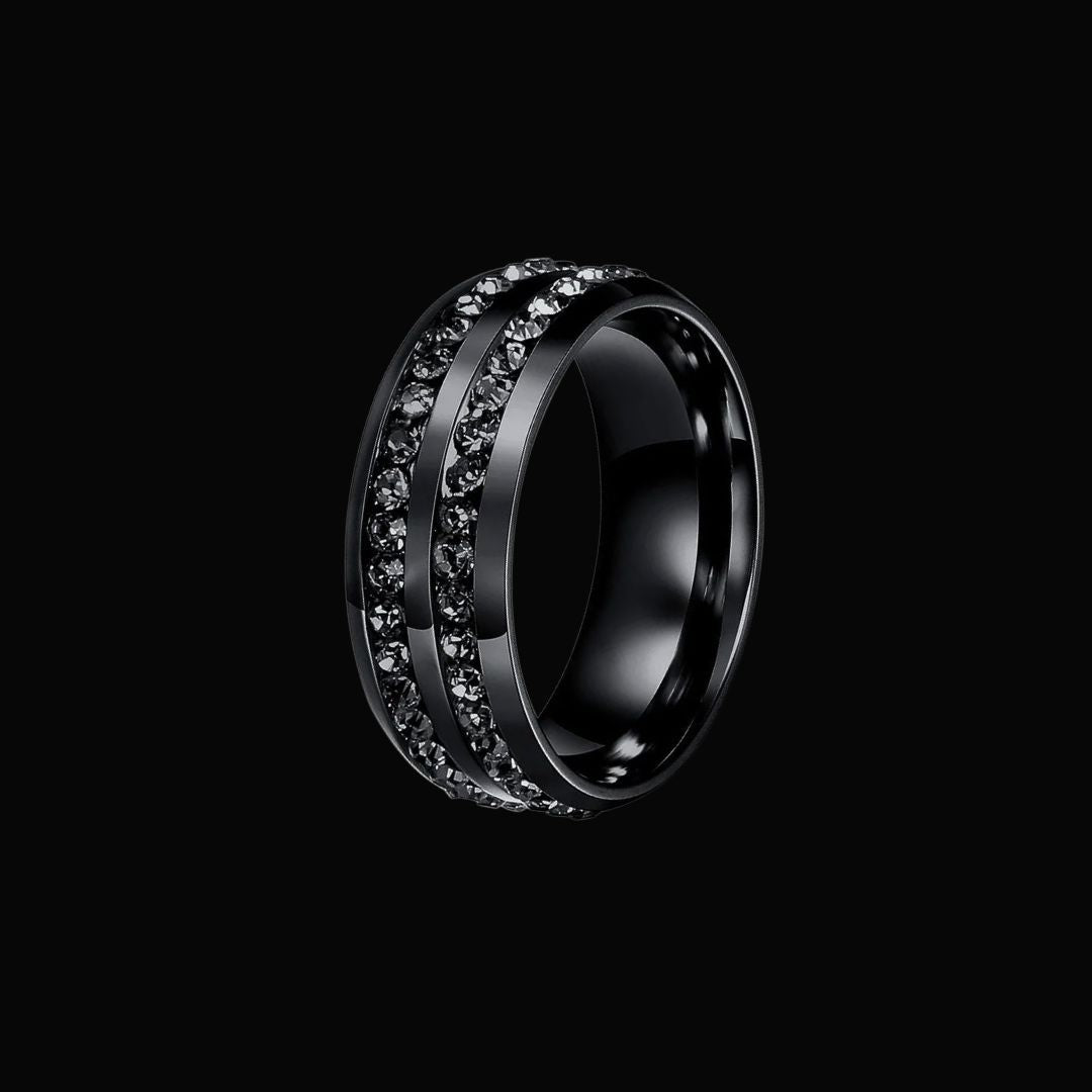 Dark Serenade Couples Ring