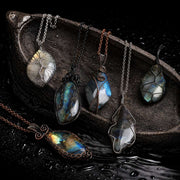Ancient Blessing Labradorite Necklace