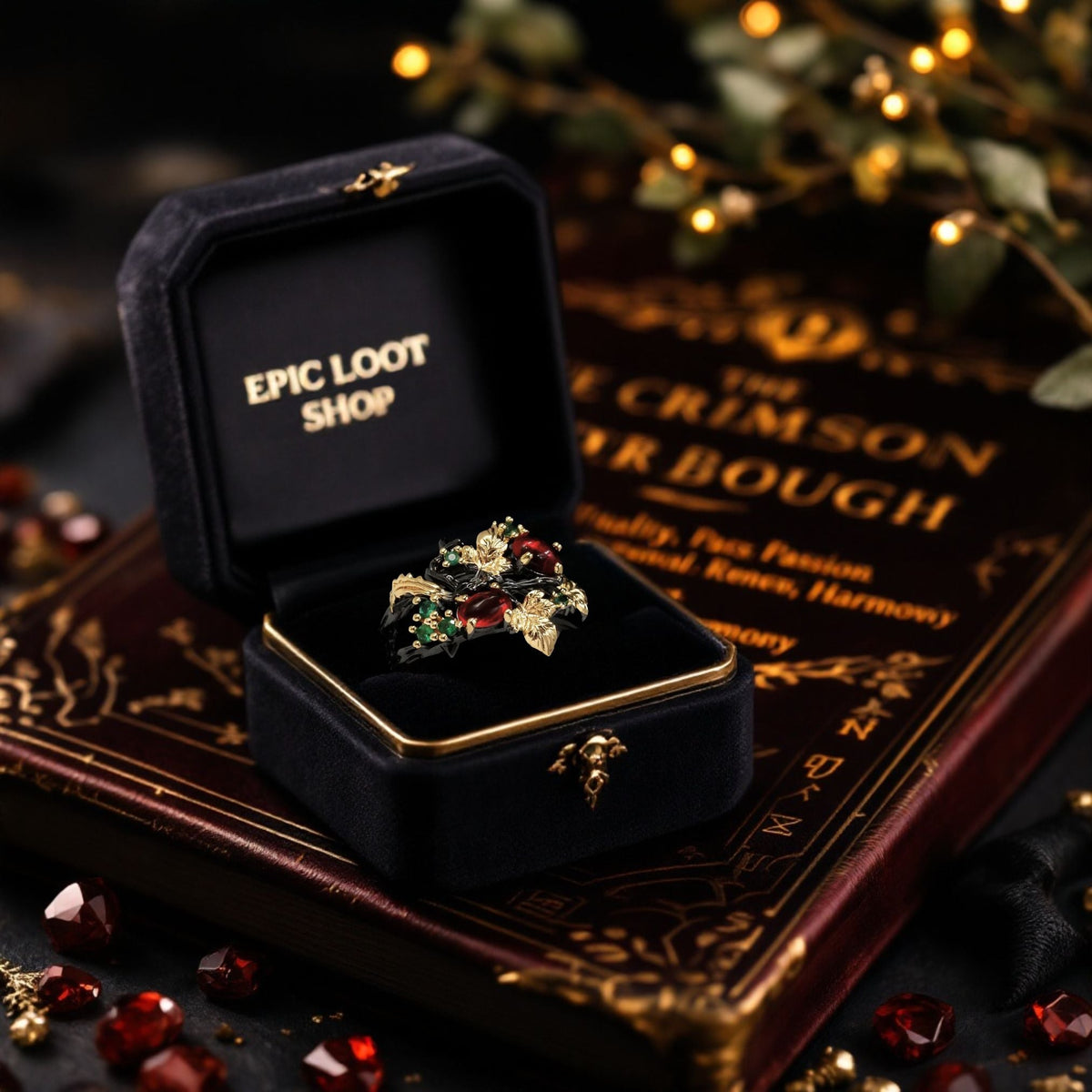 The Crimson Bough Ring