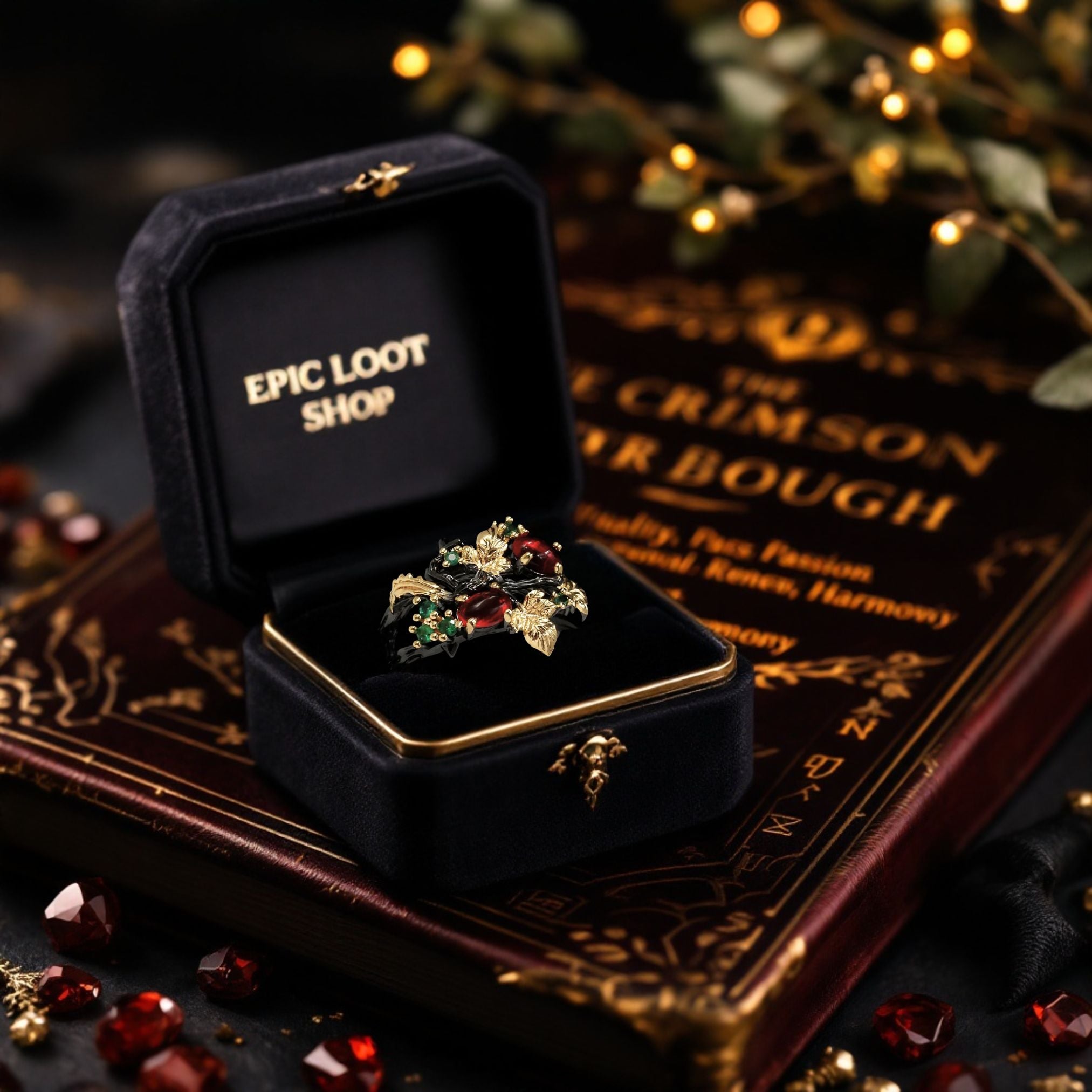The Crimson Bough Ring