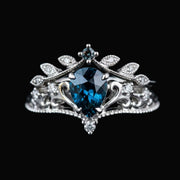 Frosted Crown Ring