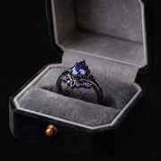Nóttveil Blue Ember Ring