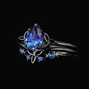 Nóttveil Blue Ember Ring