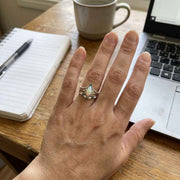Pale Opal Bloom Ring