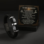 To My Husband | Runes of Strength Bracelet