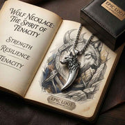Wolf Necklace : Spirit of Tenacity